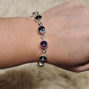 Genuine Mystic Quartz Bracelet